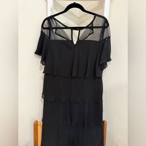 SLNY Black cocktail dress
